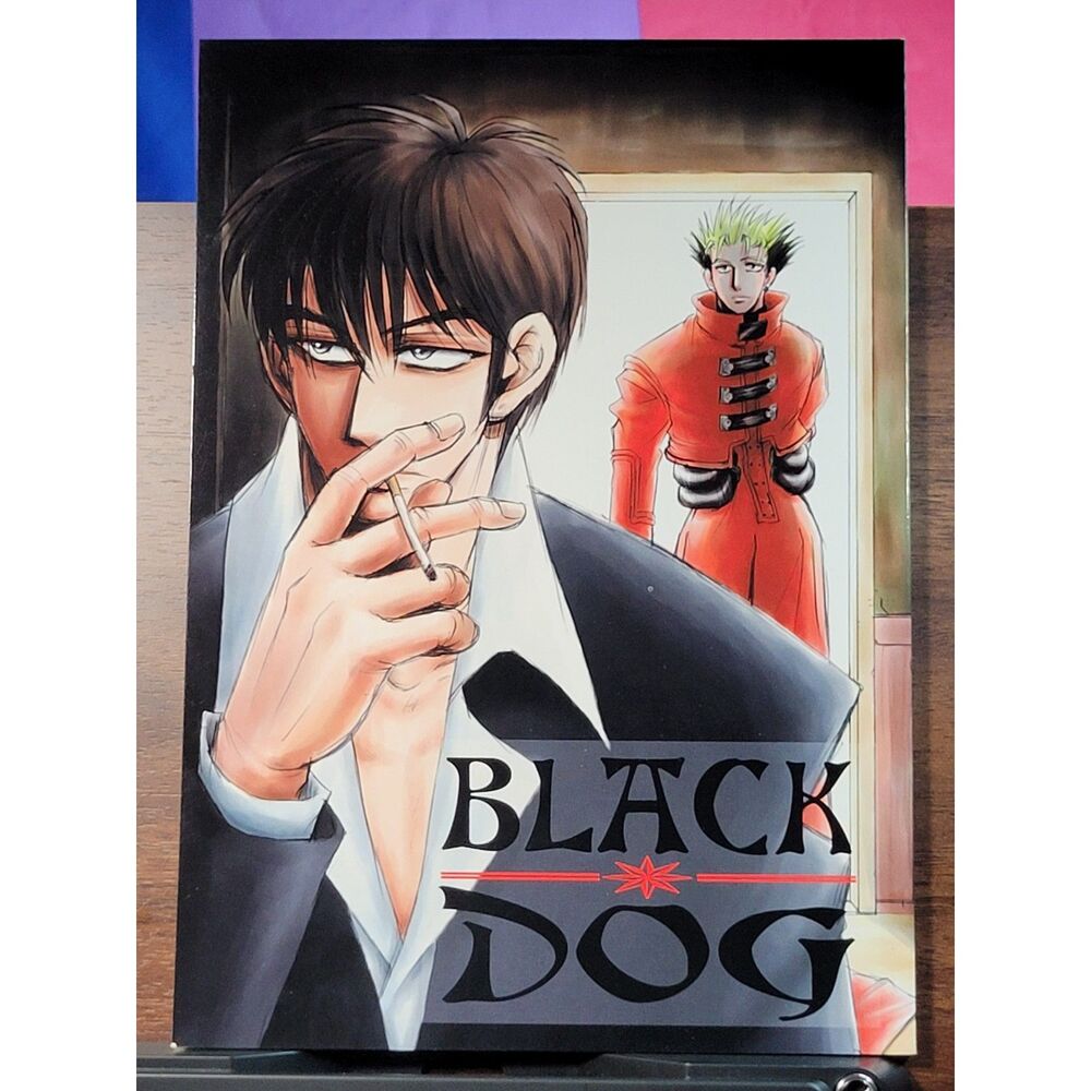 Trigun Vintage 2001 BL Doujinshi Wolfwood x Vash - Black Dog